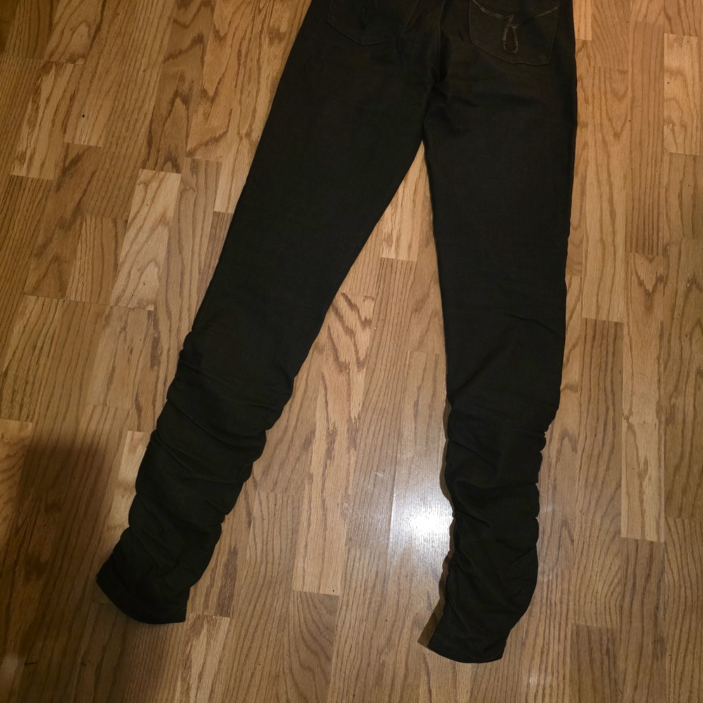 Tall Girls Women's Black Skinny Jeans with Subtle Sequin Back Detail